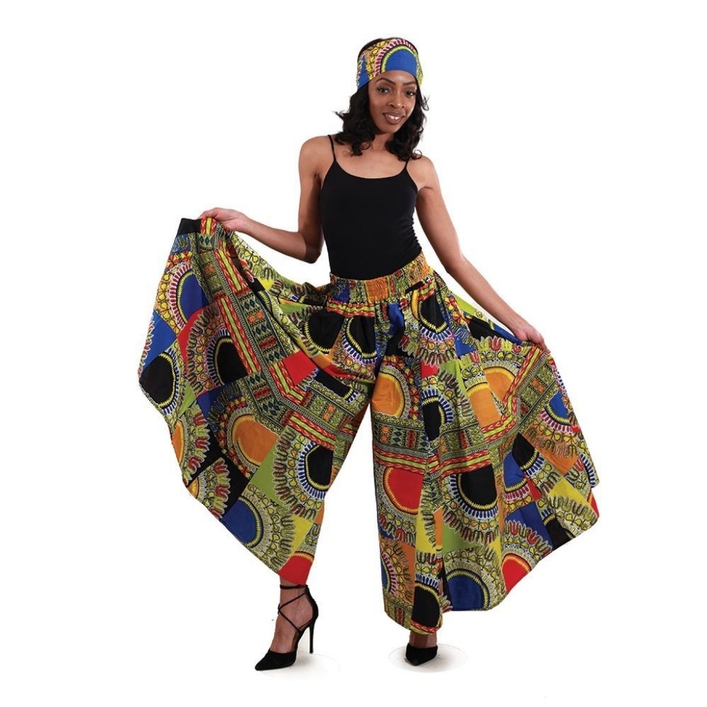 Traditional Patchwork Palazzo Pants